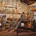 FINHAN (France - 82) - Musée des Métiers d'Autrefois : l'atelier du bois