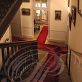 BEAULIEU-SUR-DORDOGNE -  La Maison Renaissance (musée) : l'escalier desservant les étages