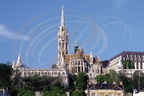 BUDAPEST - Quartier du château : le bastion des pêcheurs (église st-mathias)