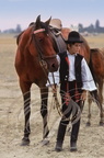 APAJ  (Hongrie) - fêtes de la puszta : jeune cavalier ("csiko")