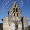 ANGEVILLE  (France - 82) - clocher-mur de l'église