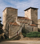ARNAC (France - 82) - église romane Saint-Martin du XIIe siècle 