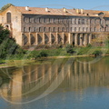 BELLEPERCHE (France - 82) - abbaye cistercienne au bord de la Garonne
