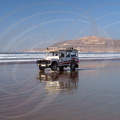 AGADIR - plage (land rover)