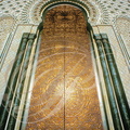MOSQUÉE HASSAN II - 9 - la porte royale en bronze ciselé