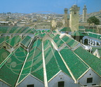 FÈS - Mosquée KARAOUINE (ou Mosquée Karaouyine ou Mosquée Karaouiyine) - les toits
