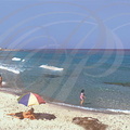 KELIBIA : plage (vue panoramique)