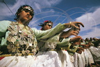 IMIN'TANOUT (Maroc) -  danseuses en costumes folkoriques