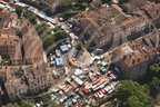 MONTAUBAN  (France - 82) -  le marché (vue aérienne) (CH)