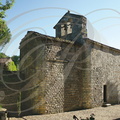 CAS (France - 82) - chapelle du château élevée par les Chevaliers du Temple au  XIIIe et XIVe siècle