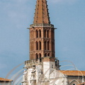 CAUSSADE (France - 82) - église Notre-Dame de l'Assomption (clocher toulousain)
