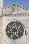 CAUSSADE - église Notre-Dame de l'Assomption  (la rosace)