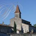 MONTJOI  (France - 82) -   l'église (clocher carré)