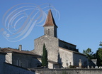 MONTJOI  (France - 82) -   l'église (clocher carré)