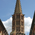 NEGREPELISSE  (France - 82) - clocher toulousain de l'église St-Pierre-Es-Liens