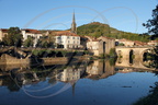SAINT-ANTONIN-NOBLE-VAL  (France - 82) -  reflet dans l'Aveyron