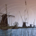 KINDERDIJK - les moulins à vent (à l'ouest de Dordrecht)
