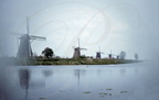 KINDERDIJK - les moulins  à vent (à l'ouest de Dordrecht)