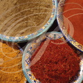 CUISINE MAROCAINE - les épices : le cumin, Le curcuma, le safran et et le piment