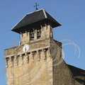 LOZE  (France - 82)  - clocher fortifié