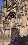 ARCOS DE LA FRONTERA  (Espagne - Andalousie) - l'église Santa Maria (façade ouest : style plateresque)