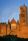 MONTESQUIEU-VOLVESTRE - église Saint-Victor du XIIIe siècle