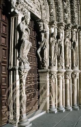 AVILA   (Espagne - Vieille Castille) -  Basilique Saint-Vincent (portail occidental)