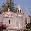 ILE DE LA TOJA (Espagne - province de Pontevedra) l'église couverte de coquilles St-Jacques