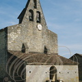 MARSAC  (France - 82) - église et son clocher-mur à trois baies