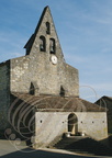MARSAC  (France - 82) - église et son clocher-mur à trois baies