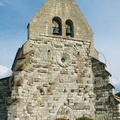 SAINT-VINCENT-L'ESPINASSE   (France - 82) - l'église - clocher-mur en pierres à deux baies
