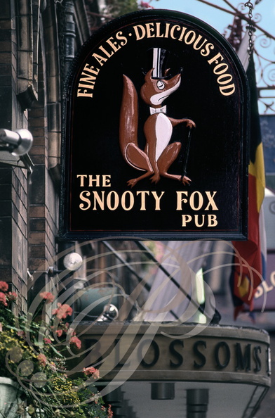 CHESTER (GB) -  Enseigne : The Snooty Fox (le renard arrogant)