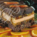 TERRINE SAINT-JEAN : foie gras, joue de boeuf et zestes d'orange confits (Manoir Saint-Jean à Saint-Paul d'Espis - 82)