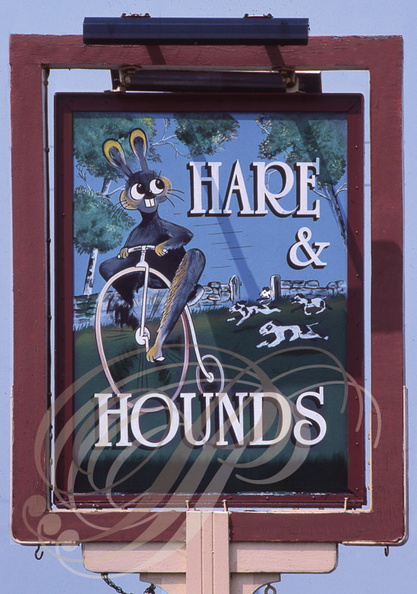 ENSEIGNE : "Hare and Hounds" (le lièvre et les chiens)