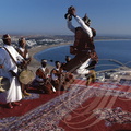 AGADIR - Festival de musique -  Folkore GNAOUA : danse (saut)