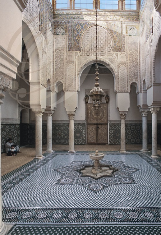 MEKNÈS - Mausolée de Moulay Ismaël - la mosquée