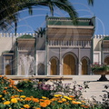 FÈS - PALAIS ROYAL - portes monumentales sur la place des Alaouites