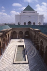 RABAT - Mausolée Mohammed V (la cour  des ablutions)