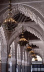 RABAT - Mausolée Mohammed V - la mosquée (salle de prière)