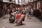 RABAT - la médina : le souk aux tapis (rue des Consuls)