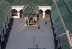 FÈS - Mosquée KARAOUINE (ou Mosquée Karaouyine ou Mosquée Karaouiyine) - la cour intérieure vue des toits
