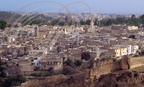 FÈS - vue depuis les Mérinides sur les quartiers ouest de la medina 