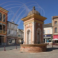 SAMATAN - place de la Fontaine