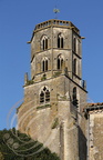 MAUVEZIN - clocher de l'église Saint-Michel (classée Monument historique)