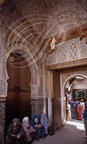 FÈS - Zaouia de Moulay Idriss (une porte d'entrée)
