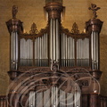 MONFORT (France 32) - église Saint-Clément : buffet d'orgues( XVIIIe - XIXe siècles)