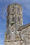 MONFORT (France 32) - église Saint-Clément ( XIVe siècle) : clocher octogonal 