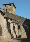 VAREN - église Saint-Pierrre : les contreforts