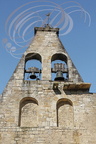 FLAMARENS (France - 32) - Clocher mur de l'église Saint-Saturnin
