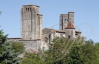 LA ROMIEU - Collégiale Saint-Pierre (XIVe siècle) - vue générale